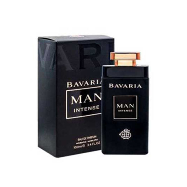 عطر ادکلن مردانه بولگاری من این بلک فراگرنس ورد مدل باواریا من اینتنس (Fragrance world Bvlgari Man In Black)